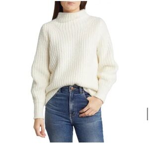 Cozy White Turtleneck Sweater